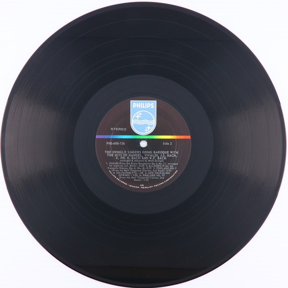 The Swingle Singers – Going Baroque - 1964 12" Vinyl LP Record PHS 600-126 - Picture 10 of 12